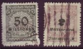 Deutsches Reich 2 Werte Aus 313/30 O (Buch 8.115) - Used Stamps