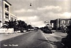 TRANI  STAZIONE SERVIZIO  BENZINA OIL ESSO    BARI   PUGLIA     VIAGGIATA COME DA FOTO - Trani