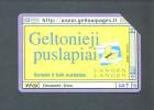 LITHUANIA  -  Urmet Phonecard As Scan - Lituanie