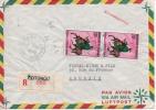 LETTRE RECOMMANDER POUR ROUBAIX FRANCE DE COTONOU  LE 24/5/1972 TARIF 140 F  TIMBRES A 70 F CAVALIER BARIBA - Cartas & Documentos