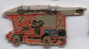 Pompiers SP  , Camion Ancien Avec échelle - Pompieri