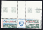 French Southern & Antarctic Territory Scott #254a MNH 50th Ann Bases In Antarctica Pair With Top Selvedge - Neufs