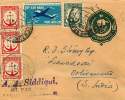 Pakistan Pre-stamped Enveloppe Uprated For Air Mail To India  1957 - Pakistan