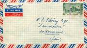 1956  Air Mail Letter To India - Pakistán