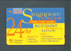 SINGAPORE  -  Magnetic Phonecard As Scan - Singapur