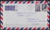 1975 Yugoslavia - AIR MAIL - Envelope - Novi Sad - USA Oregon Corvallis - Brieven En Documenten