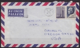 1975 Yugoslavia - AIR MAIL - Envelope - Novi Sad - USA Oregon Corvallis - Covers & Documents