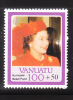 Vanuatu 1987 Surcharged Hurricane Relief Fund 100v + 50v MNH - Vanuatu (1980-...)