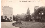 CPA : LILLEBONNE (N° 2479) : Les Restes Du Vieux Château Et Le Parc : 4 Moutons Broutant Dans L'herbe ! - Lillebonne