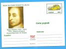 Machine Arithmetic, Blaise Pascal, Mathematics Museum In Dresden ROMANIA Postal Stationery Postcard 2001 - Informatique