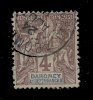 Dahomey Ob  N° 8- 4c Lilas Brun S. Paille - Sonstige & Ohne Zuordnung