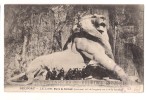 CP, 90, Belfort, Le Lion, Oeuvre De Bartholdi (22m De Long Sur 11m De Haut, 1907, Voyagée - Belfort – Le Lion