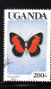 Uganda 1989 Butterfly Used - Ouganda (1962-...)