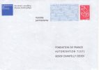 PRET A POSTER REPONSE " FONDATION DE FRANCE " ( 0509430 -  LAMOUCHE NEUF ) - Prêts-à-poster: Réponse /Lamouche