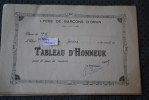 RECOMPENSE TABLEAU D'HONNEUR DU LYCEE DE GARCON D'ORAN ALGERIE EX COLONIE FRANCAISE MOIS DE MARS 1937 >THEME ECOLE - Otros & Sin Clasificación