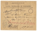 Lettre 1940 Poste Télégraphes Et Téléphones Service Pour Ambronay - Telegrafi E Telefoni