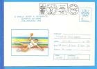 Romania Handball Bronze Medal Los Angeles ROMANIA Postal Stationery Cover 1984 - Balonmano