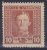 OOSTENRIJK - Michel - 1917 - Nr 127 (Bosnie-Herzegowina) - MNH** - Levante-Marken