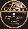 78 Tours - Columbia D19025 - DOUMEL De L'Empire - CA SENT L'AIL - HISTOIRE MARSEILLAISES - 78 T - Disques Pour Gramophone