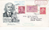 M-0923- U.S.A. United States - Esperanto Cover To Italy Palermo- Riparata D'ufficio - Esperanto