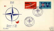 CONFERENZA NATO ANKARA 1964  FDC TURCHIA TURKIYE - FDC