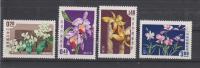 Yvert 255 / 258 * Neuf Charnière Mint Hinged Fleur Orchidées - Ungebraucht