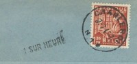 BELGIË/BELGIQUE :1948: ## HAM-sur-HEURE ## Langstempel/Griffe Op/sur Fragment. - Lineari