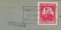 BELGIË/BELGIQUE :1948: ## VIESVILLE ## Langstempel/Griffe Op/sur Fragment. - Langstempel