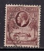 GOLD COAST 1928 KGV 1d RED BROWN USED STAMP SG 104 (G90 ) - Gold Coast (...-1957)