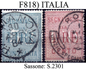 Italia-F00818 - 1884 - Segnatasse - Sassone: N.15/16 (o) - Privi Di Difetti Occulti. - Strafport