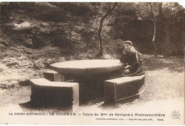 Grignan   .   Table De Madame  Sévigné  à Rochecourbière - Grignan