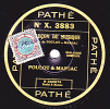 78 Tours - PATHE X.3883 - DIALOGUES COMIQUES - POULOT & MARSAC - CHEZ L'AVOCAT -LECON DE MUSIQUE - 78 T - Disques Pour Gramophone