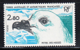 French Southern & Antarctic Territory Scott #115 MNH 2.80fr Snowy Petrel - Palmípedos Marinos