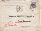 5040# UK EDWARD VII PERFIN PERFORE LB / LETTRE Obl LONDON 1906 Pour RIO DE JANEIRO - SAO PAULO BRESIL BRASIL - Storia Postale