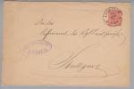 Heimat De BW Laupheim 1897-01-30 Auf Dienst-GS 10 Pfennig Nach Stuttgart - Postal  Stationery