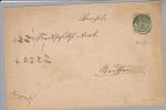 Heimat De BW Neuffen 1892-04-24 Auf Dienst-GS Ortsbrief - Entiers Postaux