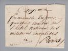 Heimat Niederlande Maestricht Briefhülle Nach Paris - ...-1852 Prephilately