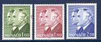 MONACO 1982 Rainier III Et Albert Yv 1335/1337 MNH ** - Other & Unclassified