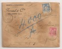 Lettre - ISERE - LES ABRETS - CHARGE - Càd S/Sage N°90 TII + 104 TIII - 1900 - SUP - 1898-1900 Sage (Type III)