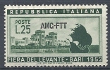 1952 TRIESTE A FIERA DI BARI MNH ** - RR9335 - Mint/hinged