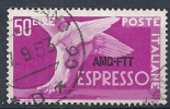 1952 TRIESTE A USATO ESPRESSO 50 LIRE - RR9344 - Eilsendung (Eilpost)