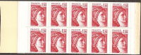 CARNET 1974-C 4 Sabine De Gandon "CODE POSTAL" Vendu Ouvert  état Parfait Bas Prix A SAISIR - Modernos : 1959-…