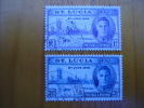 St.LUCIA. 1946 VICTORY Issue Of 8th.October TWO VALUES Very Fine Used - St.Lucia (1979-...)