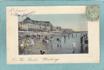 HASTINGS  -  On  The  Sands  -  1909  -  BELLE CARTE PRECURSEUR ANIMEE  - - Hastings