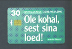 ESTONIA  -  Chip Phonecard As Scan - Estonia