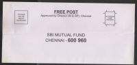 India 2011  CHENNAI  P&T  FREEPOST  ENVELOPE # 30348 Inde Indien - Briefe U. Dokumente