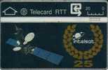 BELGIUM 20 U SATELLITE INTELSAT 25 YEARS L & G CODE: 909C EARLY CARD !! READ DESCRIPTION !! - Ohne Chip