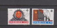 Danemark YT 978/9 Obl : Europa 1990 , Bâtiments Postaux - 1990