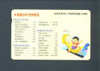 SOUTH KOREA  -  Magnetic Phonecard As Scan - Korea, South