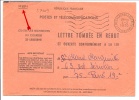 ENVELOPPE DES REBUTS N°827-1 OBL C. RECHERCHES COURRIER 33 LIBOURNE 1970 - Frankobriefe